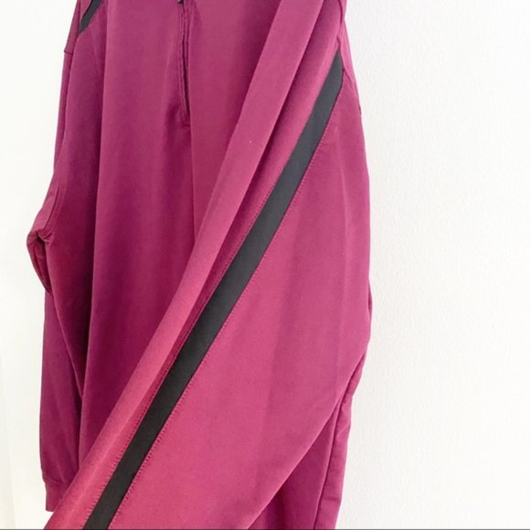 Greg Norman Long Sleeve Quarter Zip Long Sleeve Pullover Sweatshirt Maroon XL - Picture 6 of 9